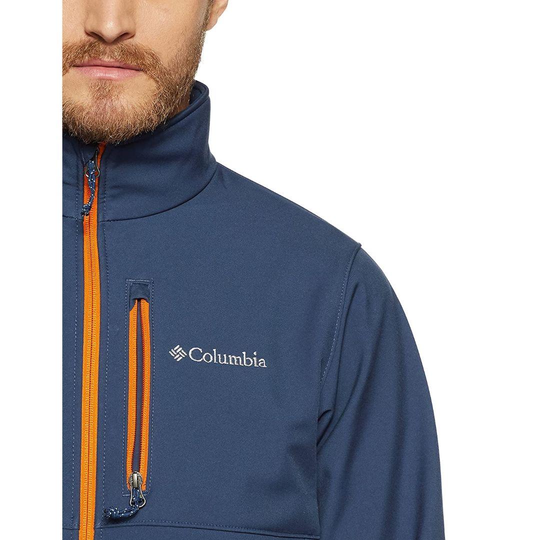 Columbia Men Blue Ascender Soft Shell Jacket