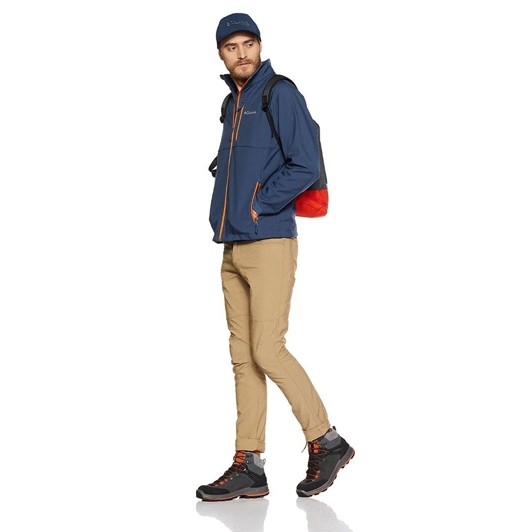 Columbia Men Blue Ascender Soft Shell Jacket