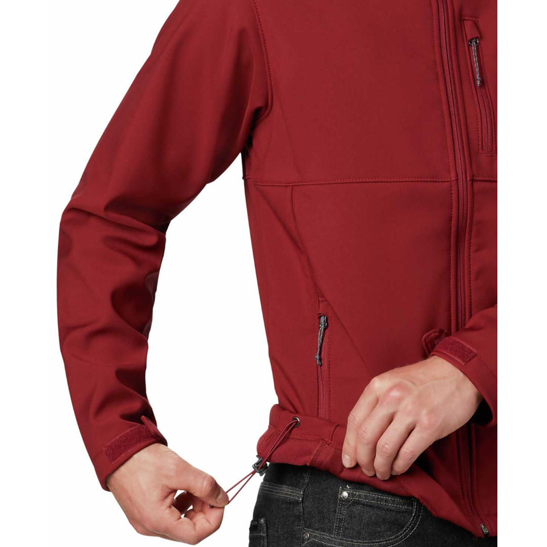 Columbia Men Red Ascender Soft Shell Jacket