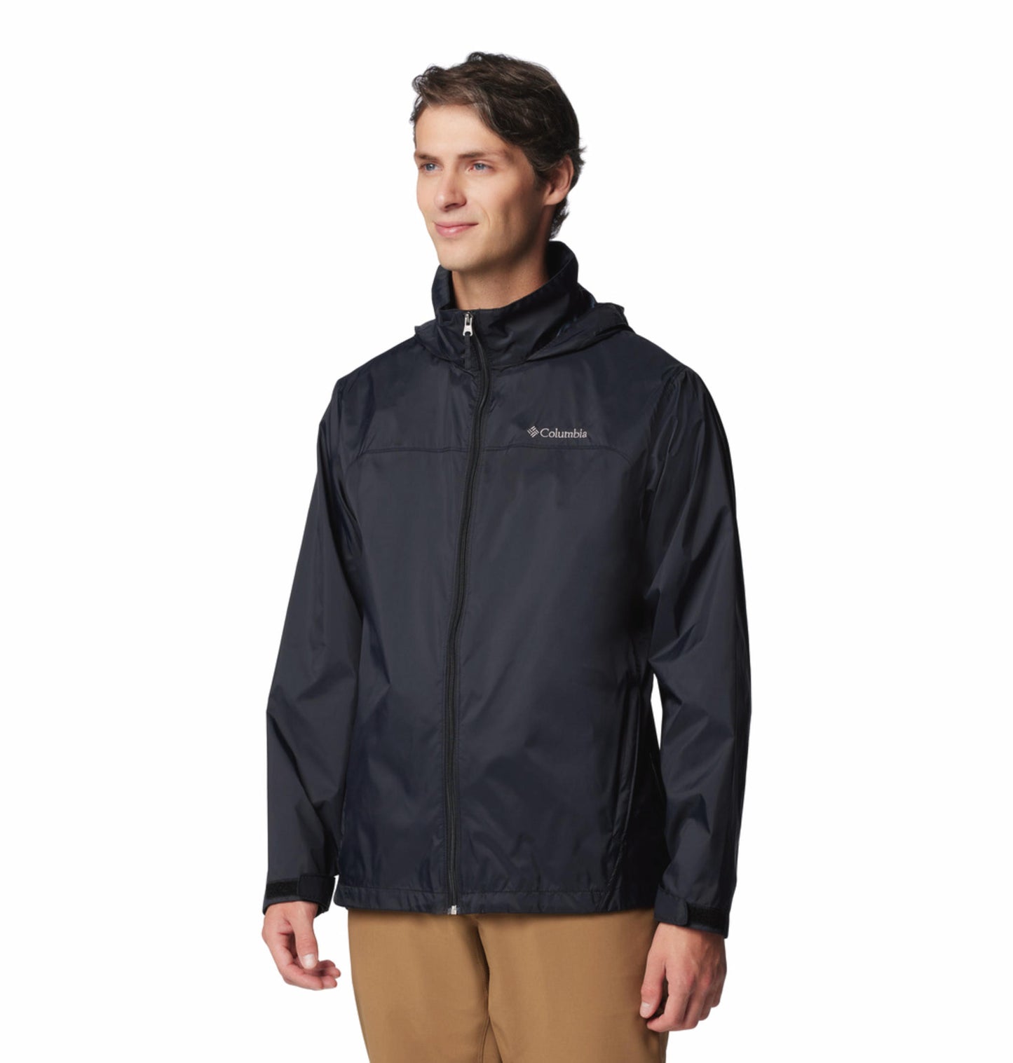 Columbia Mens Black Glennaker Lake II Rain Jacket