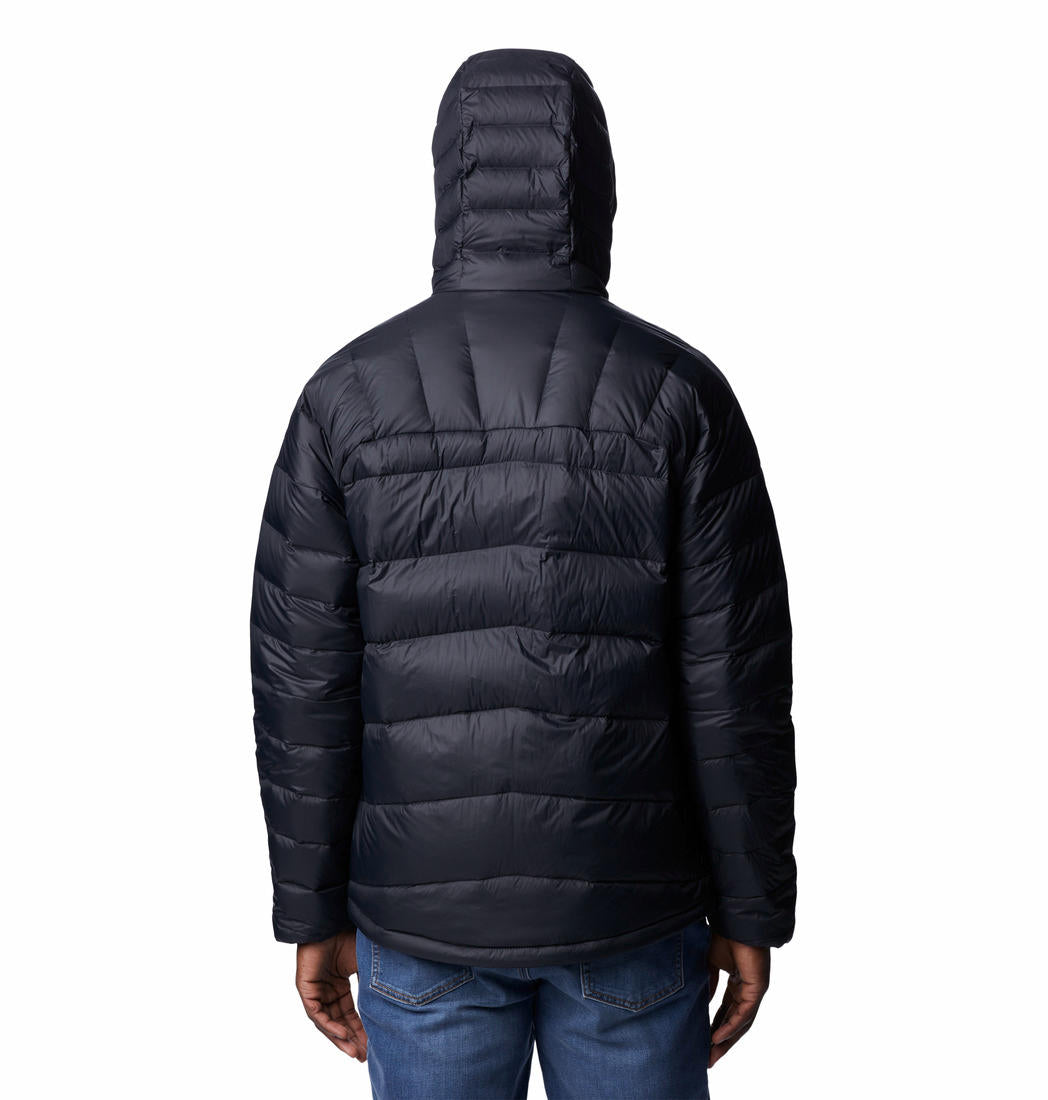 Columbia Men Black Centennial Creek II Down Hooded Jacket
