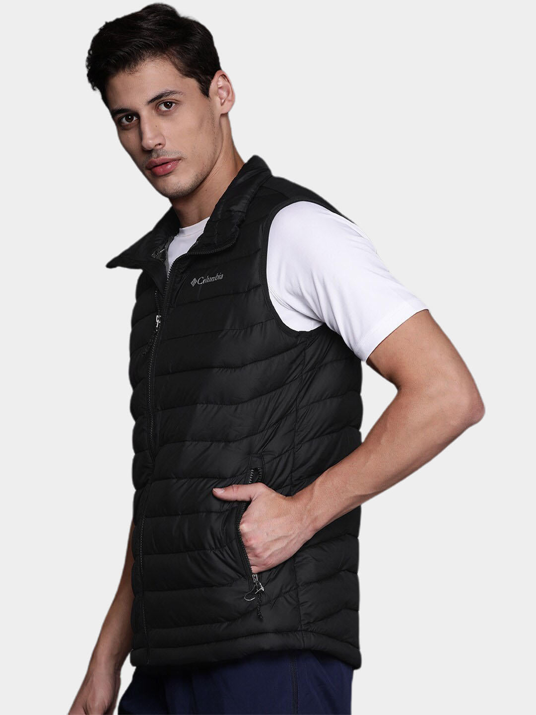 Columbia Men Black Powder Lite Vest
