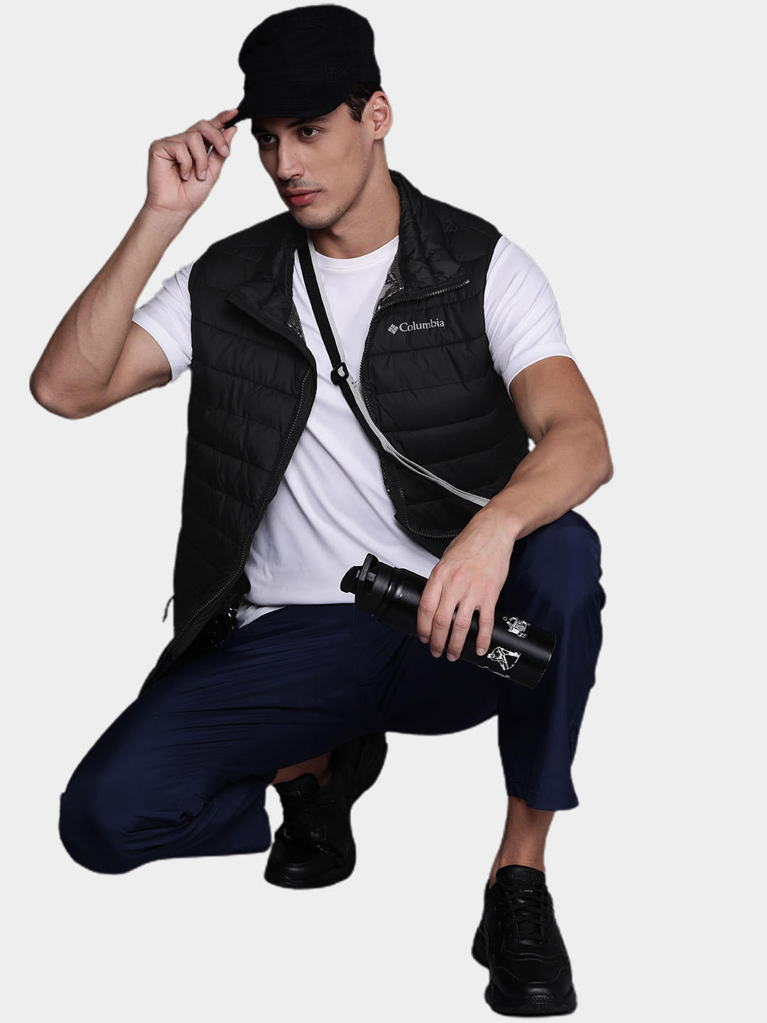 Columbia Men Black Powder Lite Vest