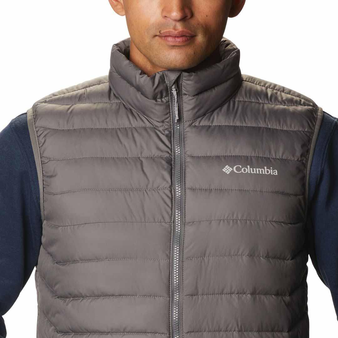 Columbia Men Grey Powder Lite Vest