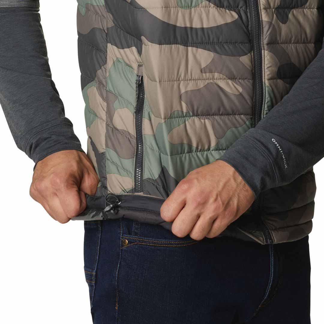 Columbia Men Green Powder Lite Vest