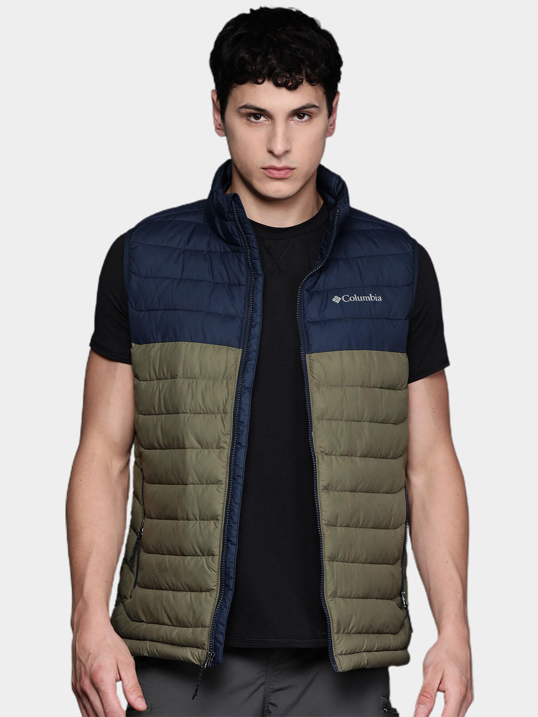 Columbia Men Green Powder Lite Vest