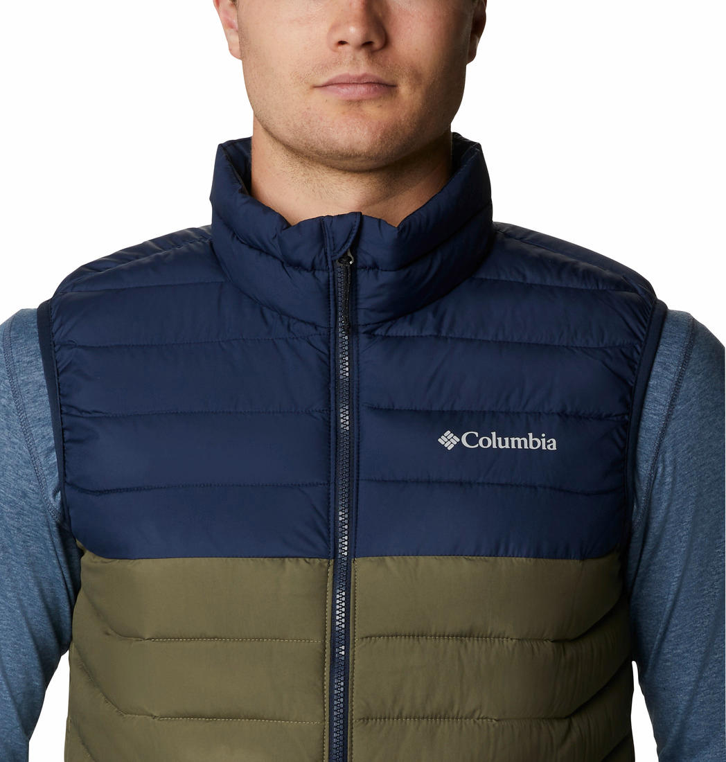 Columbia Men Green Powder Lite Vest
