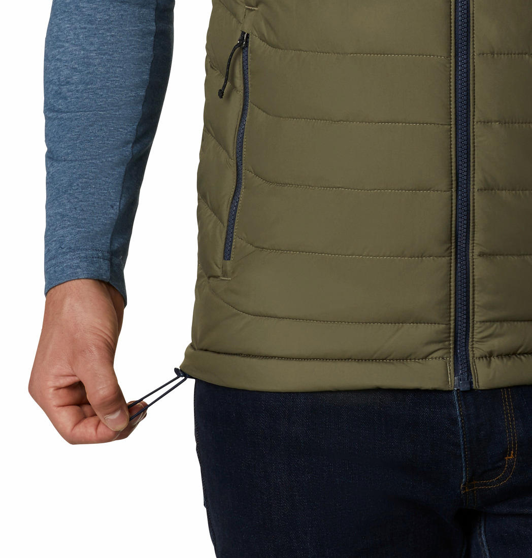 Columbia Men Green Powder Lite Vest