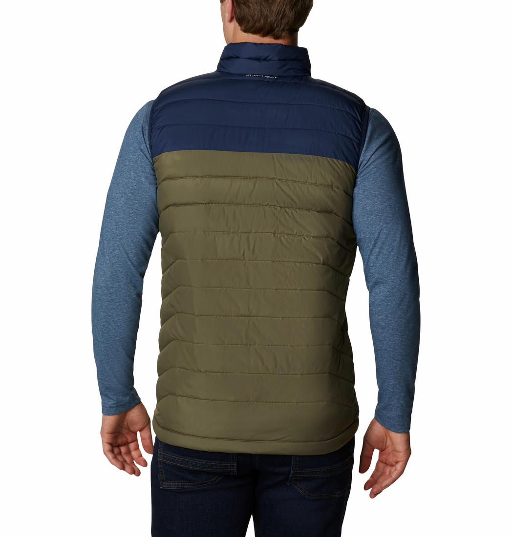 Columbia Men Green Powder Lite Vest