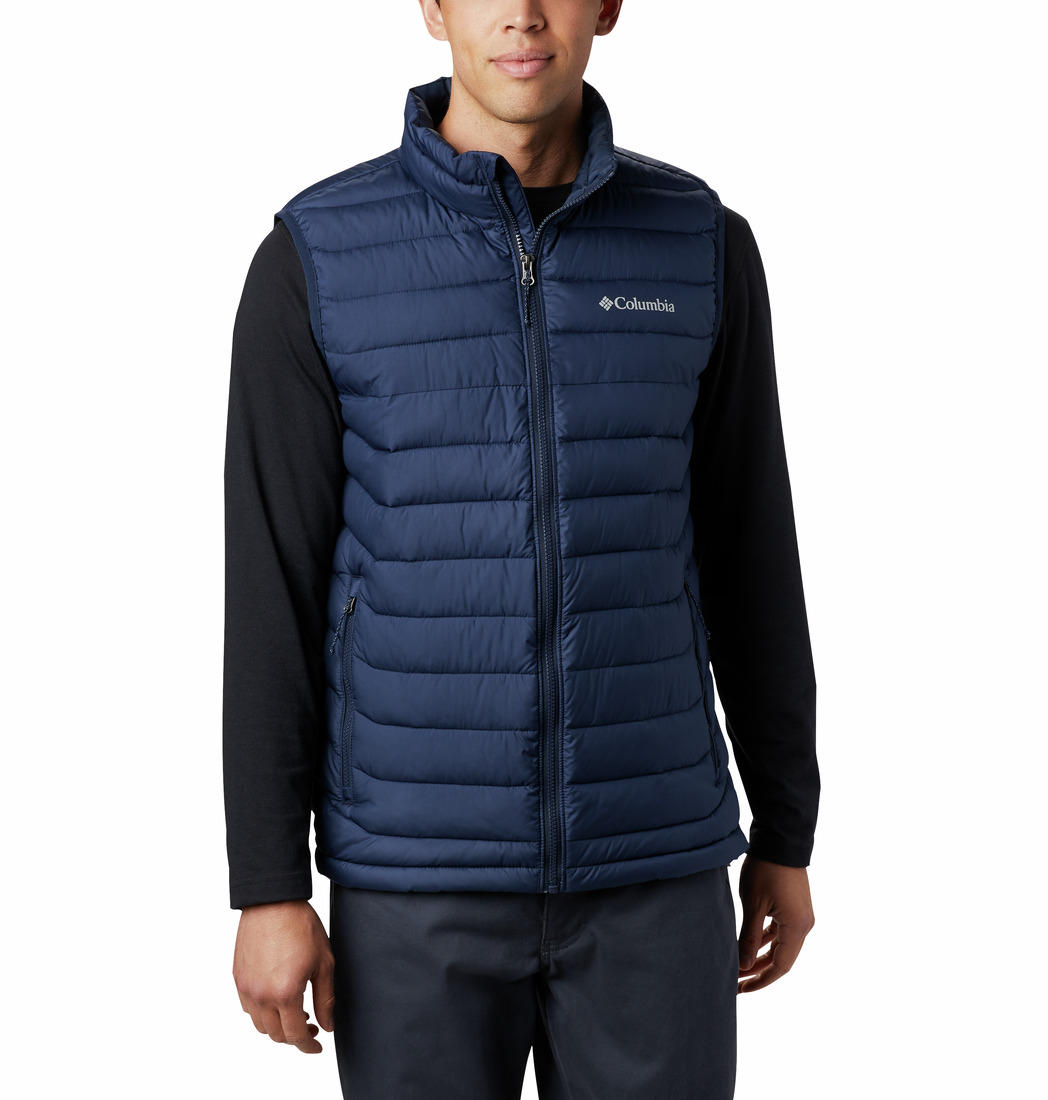 Columbia Men Blue Powder Lite Vest