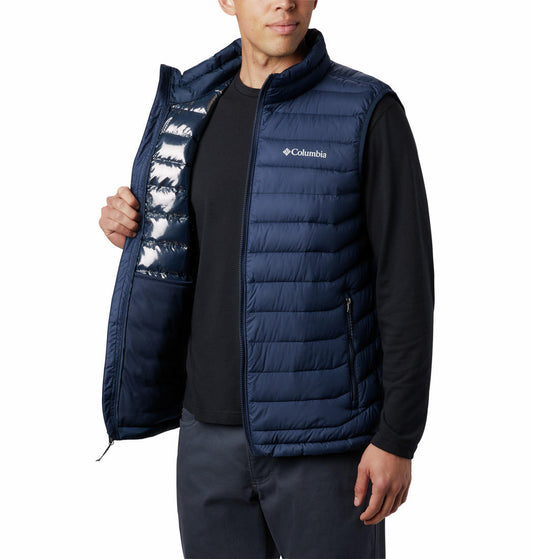 Columbia Men Blue Powder Lite Vest