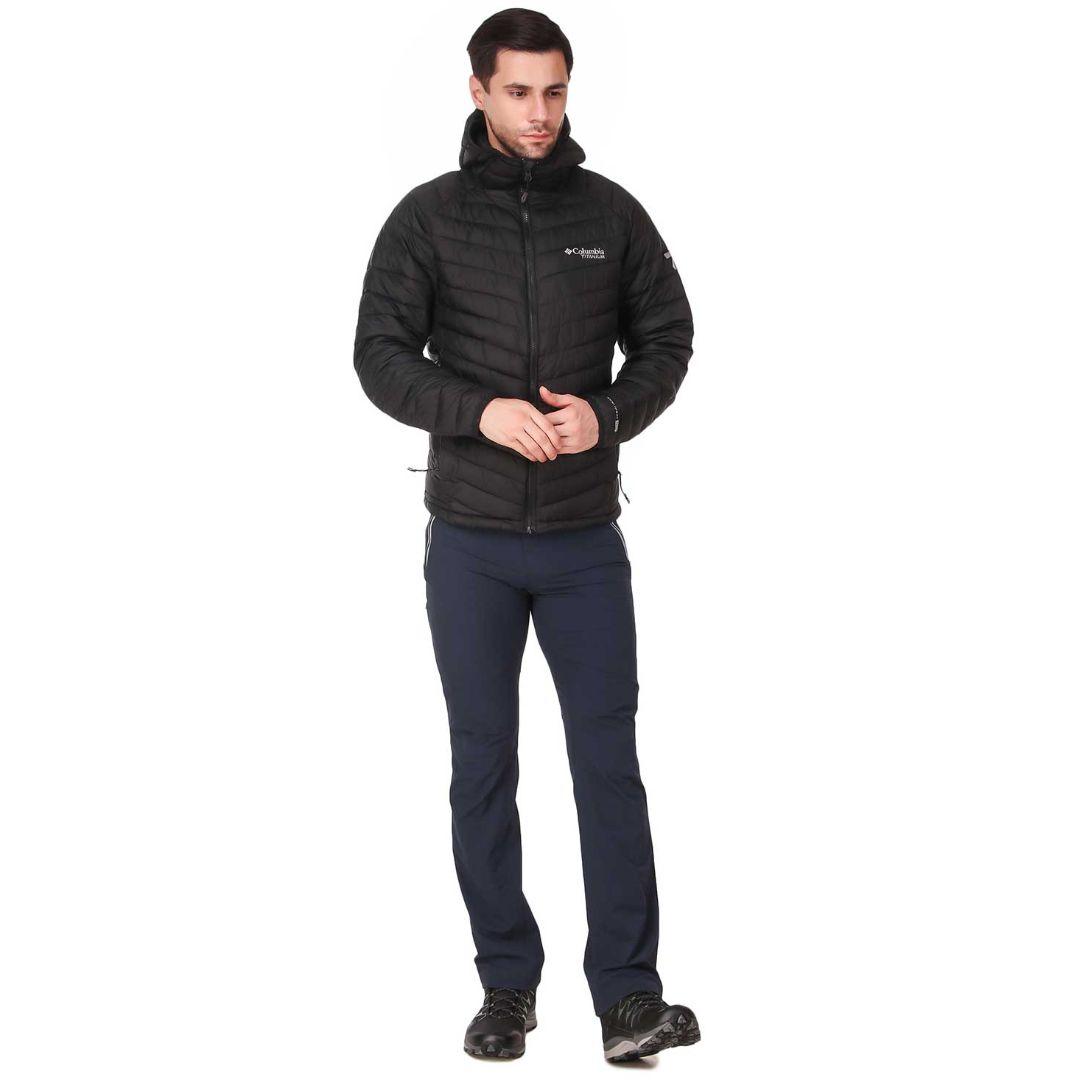 Columbia Men Black Omni-Heat 3D Snow Country Hooded Down Jacket