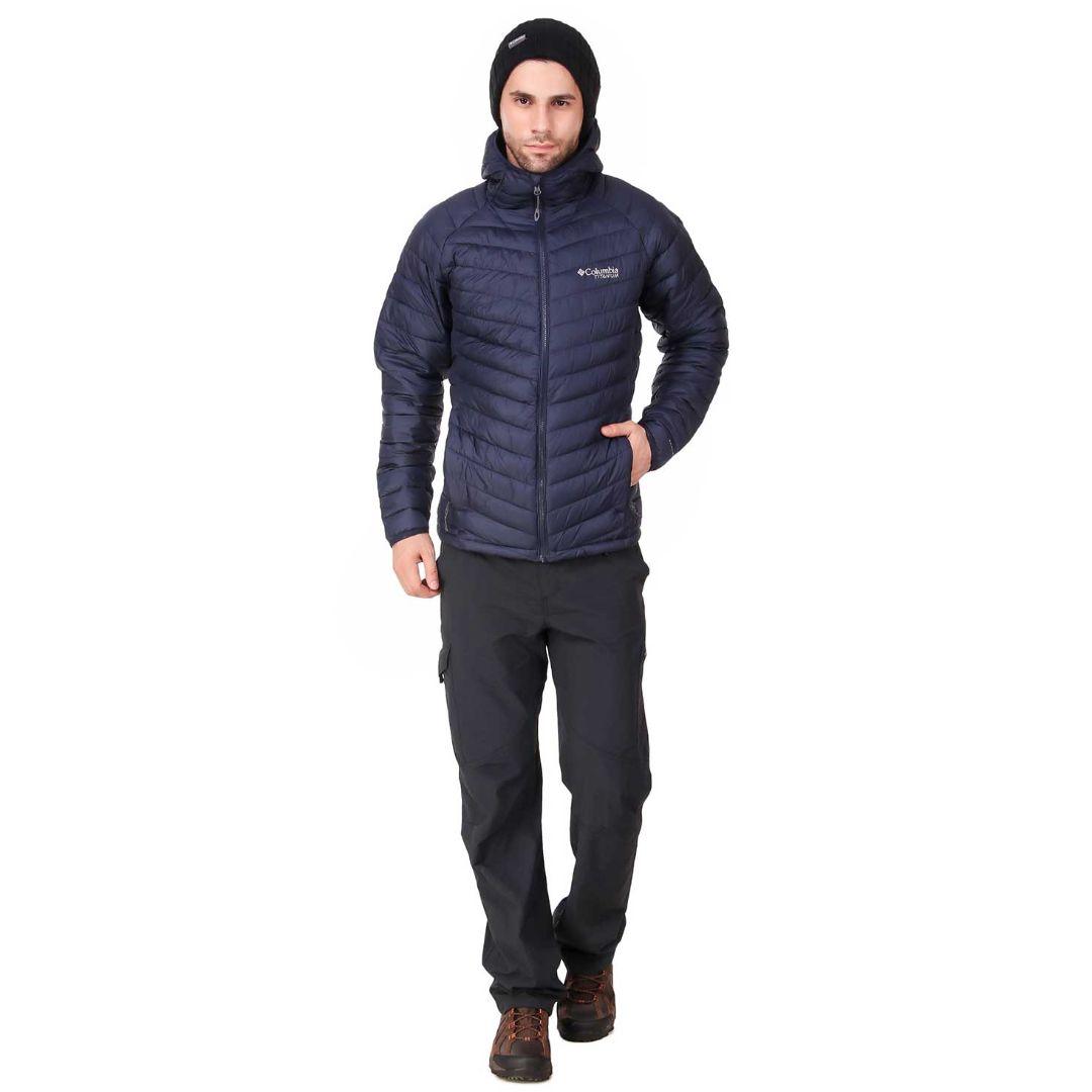 Columbia Men Blue Snow Country Hooded Jacket