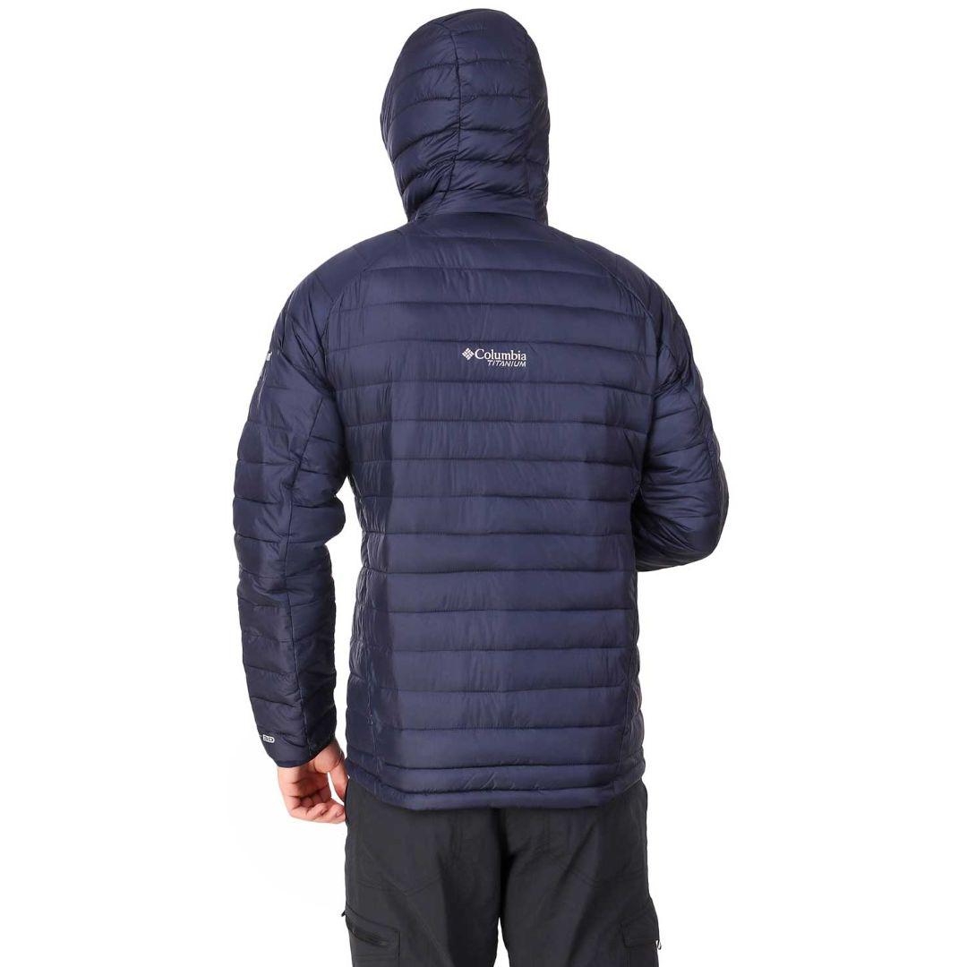 Columbia Men Blue Snow Country Hooded Jacket