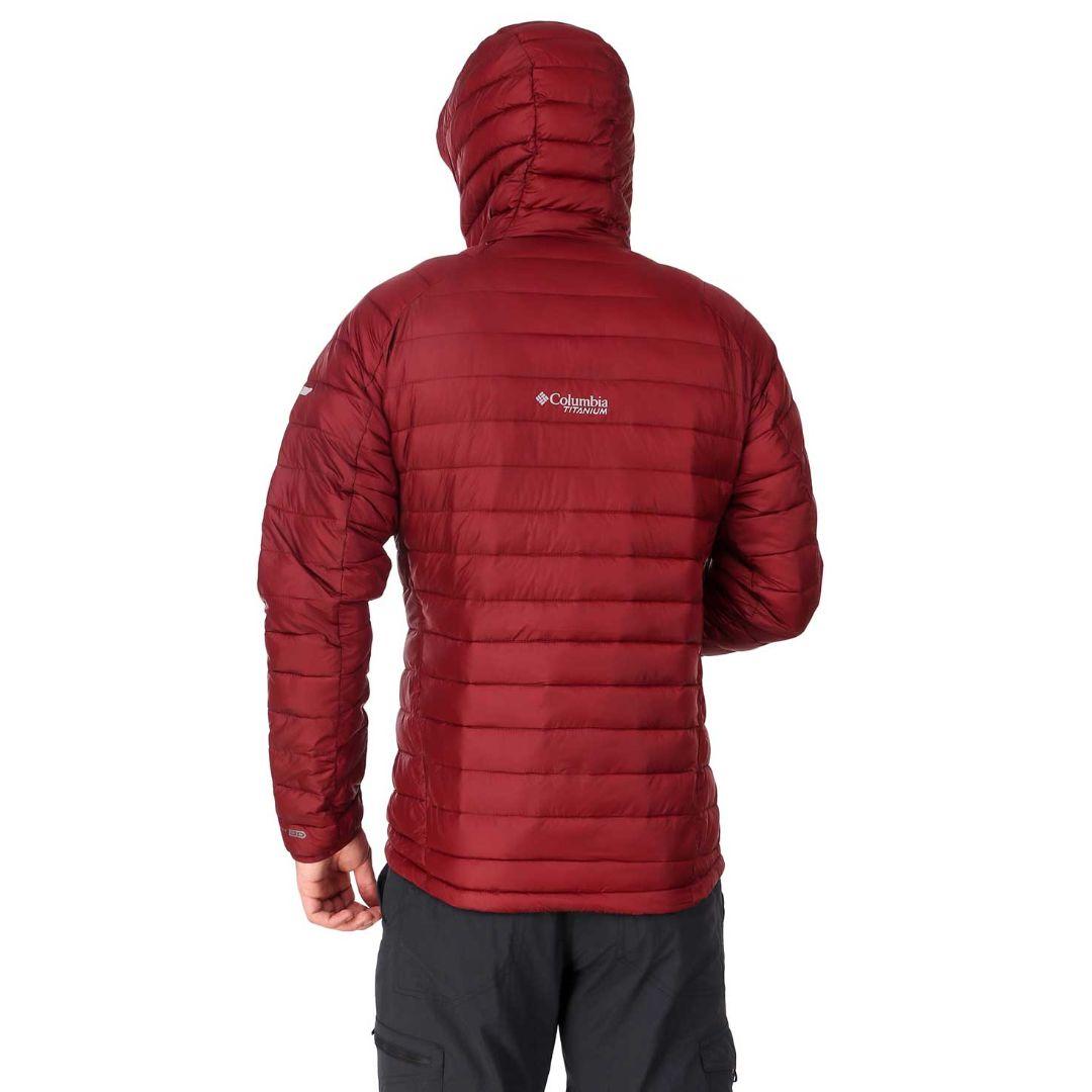 Columbia Men Red Snow Country Hooded Jacket