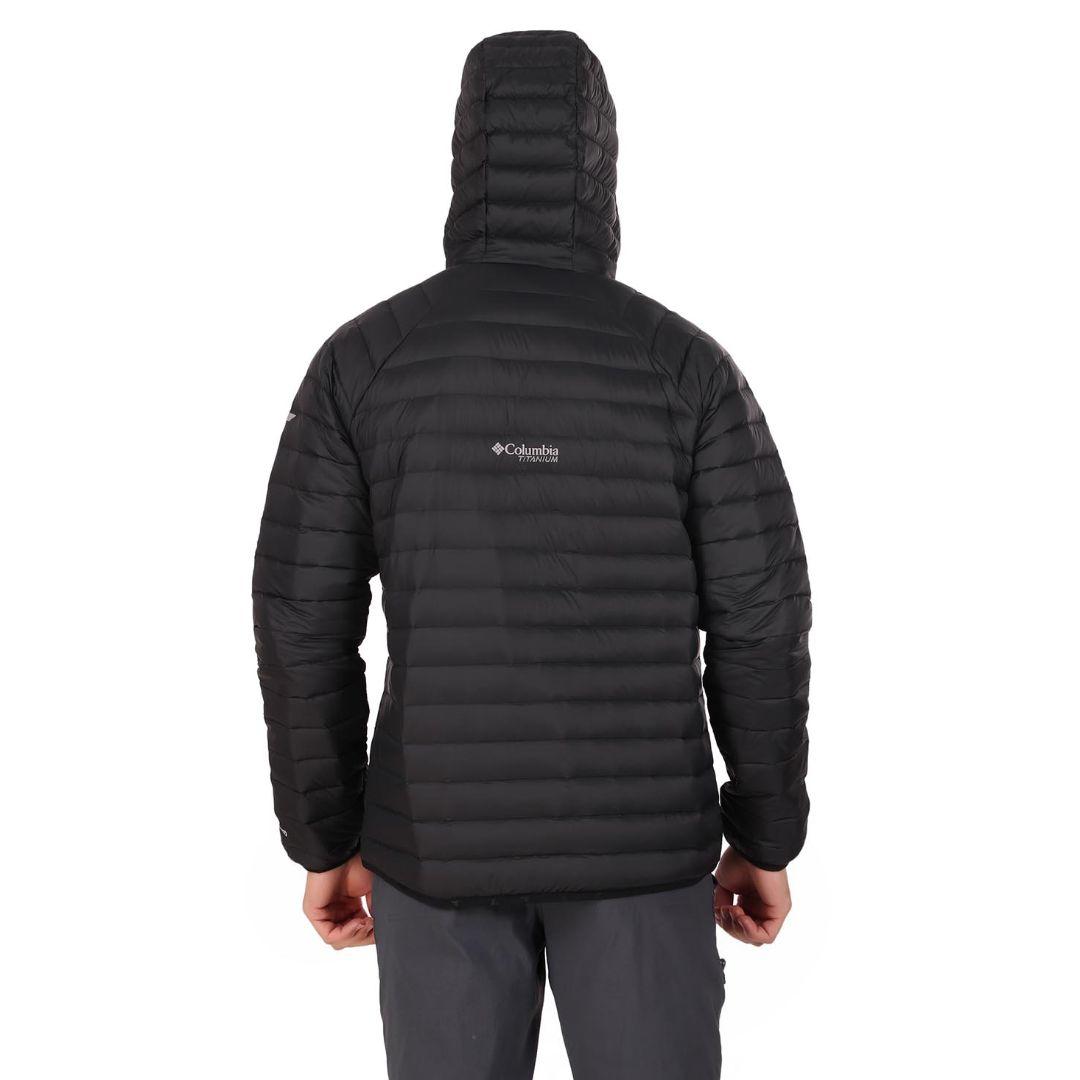 Columbia Men Black Alpha Trail Down Hooded Jacket