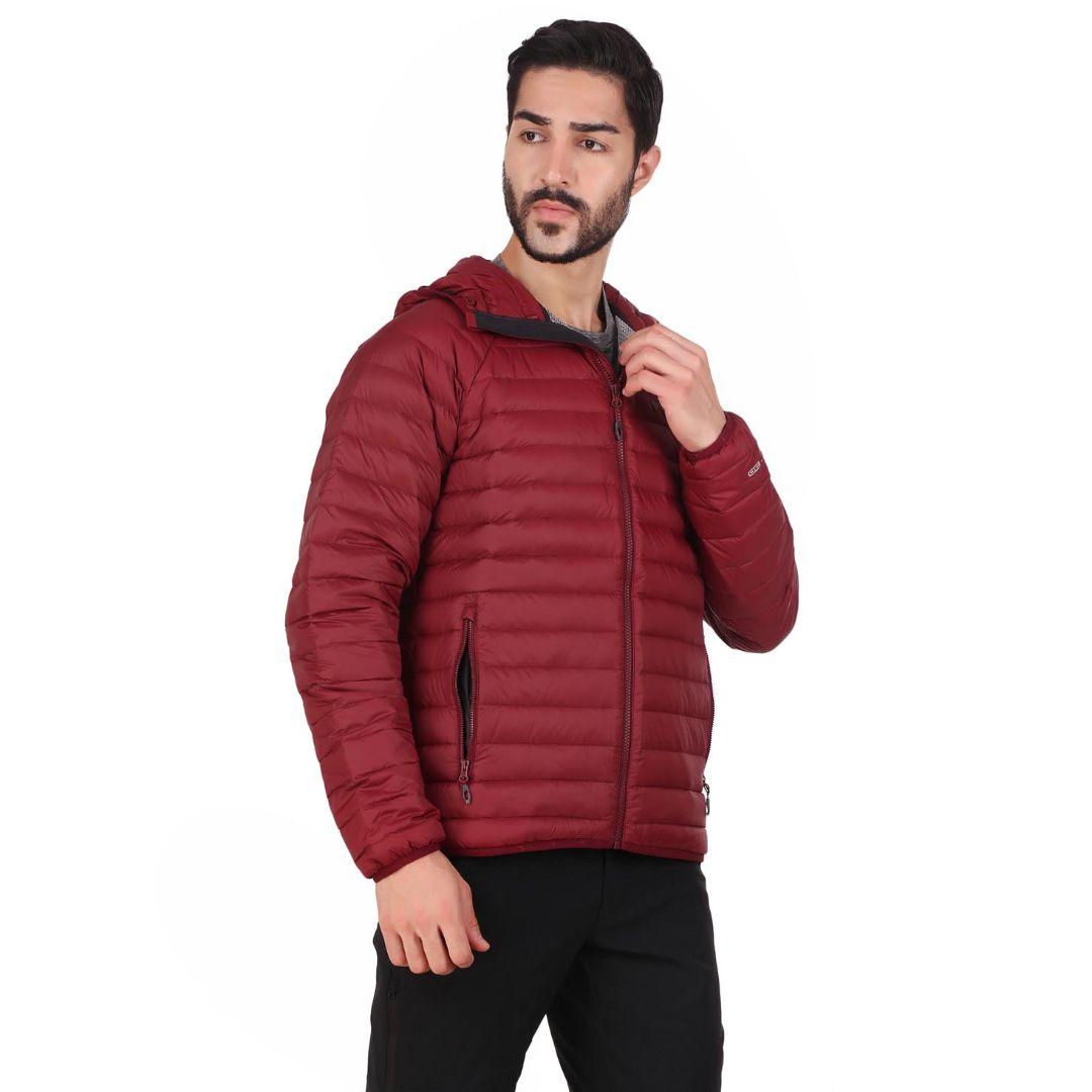 Columbia Men Red Alpha Trail Down Hooded Jacket