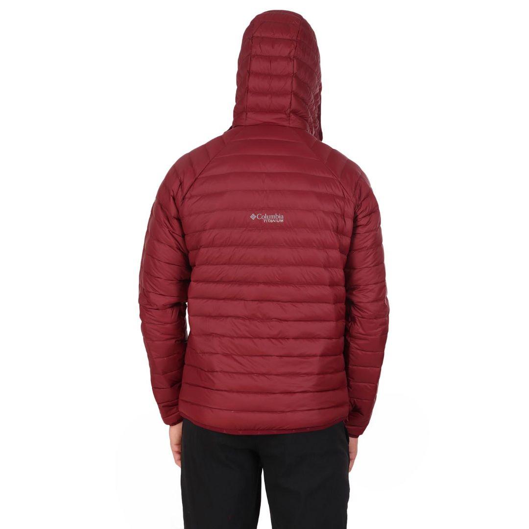 Columbia Men Red Alpha Trail Down Hooded Jacket