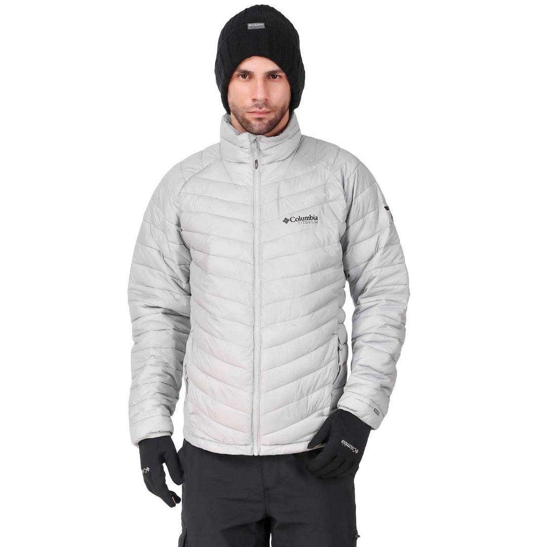 Columbia Men Grey Snow Country Jacket