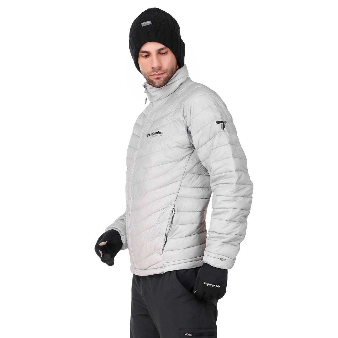Columbia Men Grey Snow Country Jacket