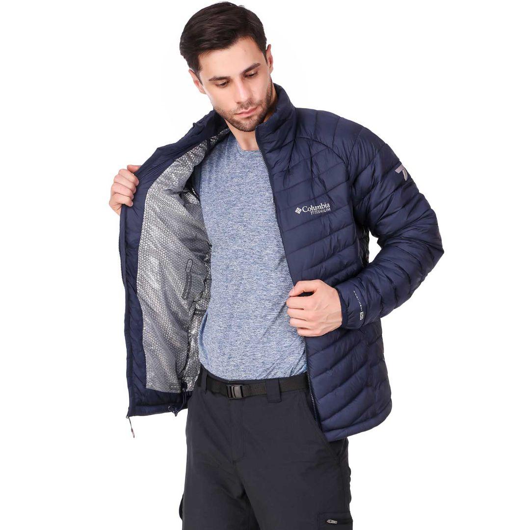 Columbia Men Blue Snow Country Jacket
