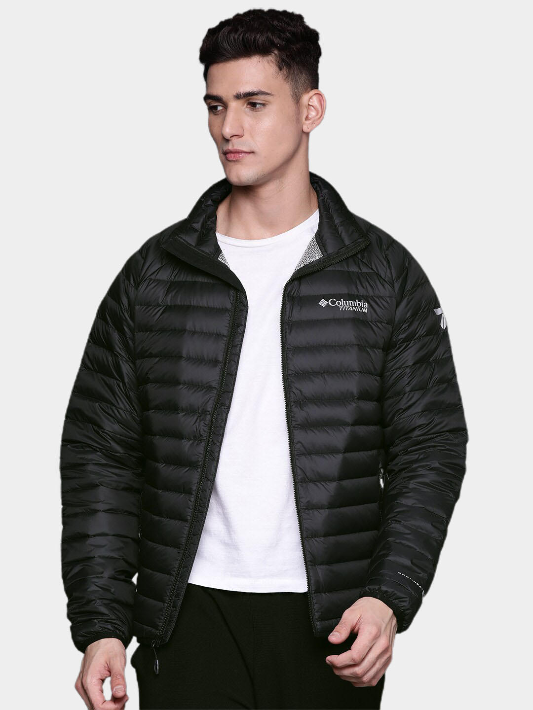 Columbia Men Black Alpha Trail Down Jacket