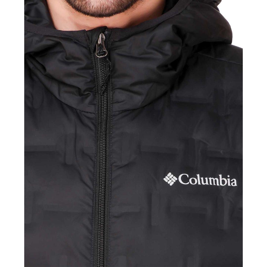 Columbia Men Black Delta Ridge Down Hooded Jacket