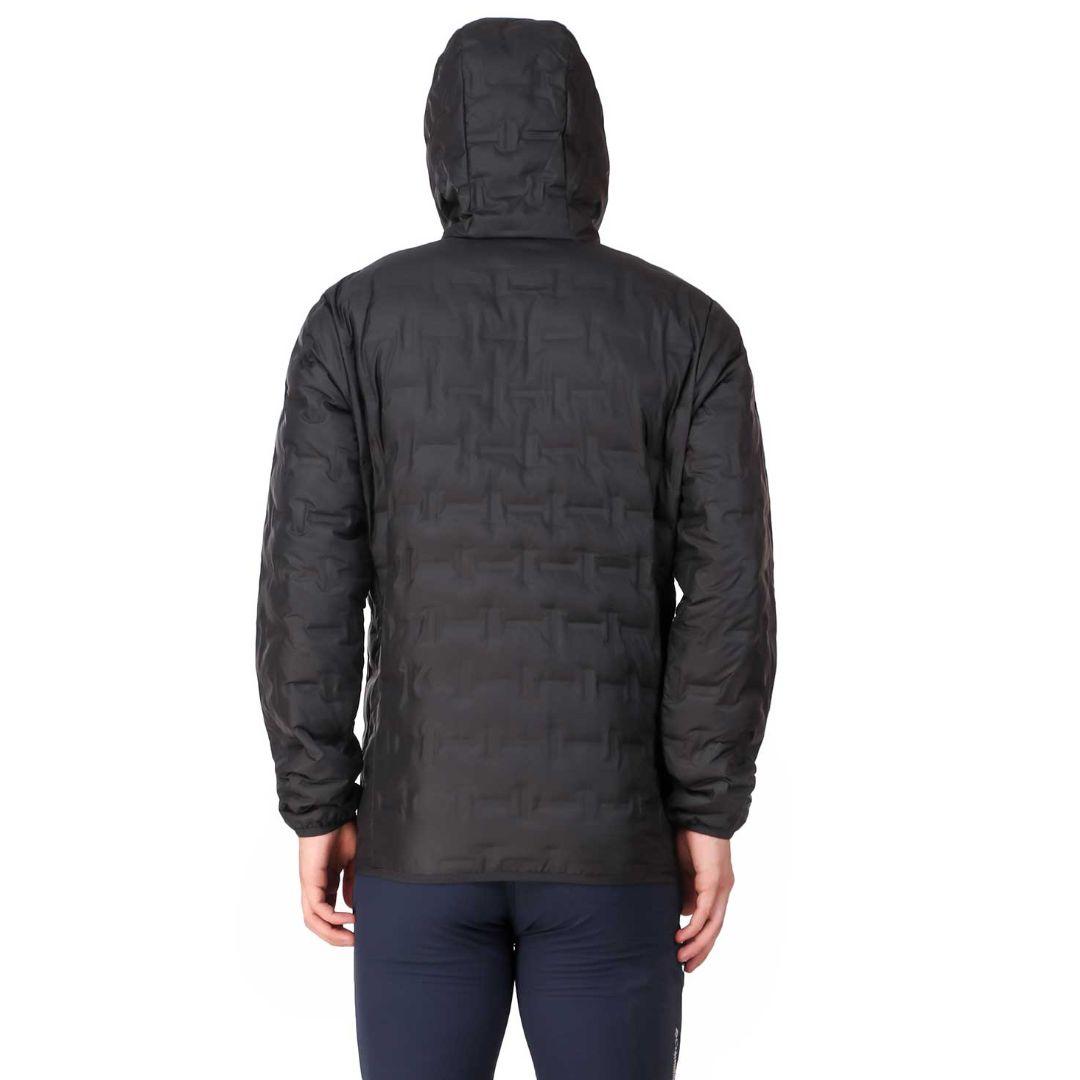 Columbia Men Black Delta Ridge Down Hooded Jacket