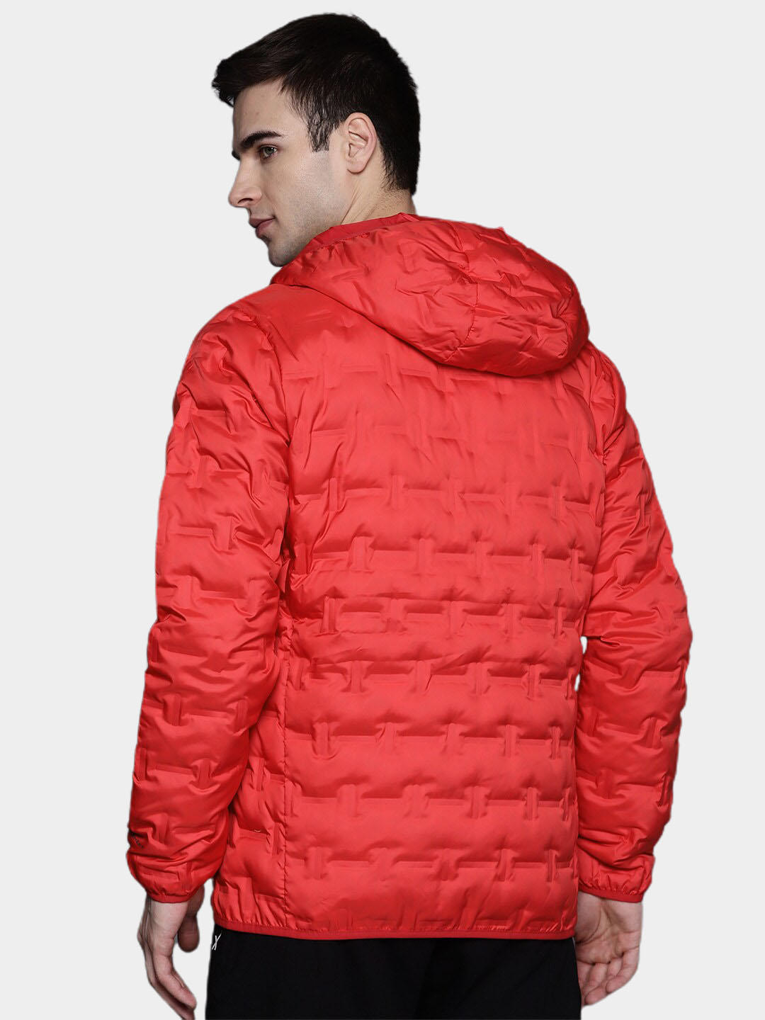Columbia Men Red Delta Ridge Down Hooded Jacket