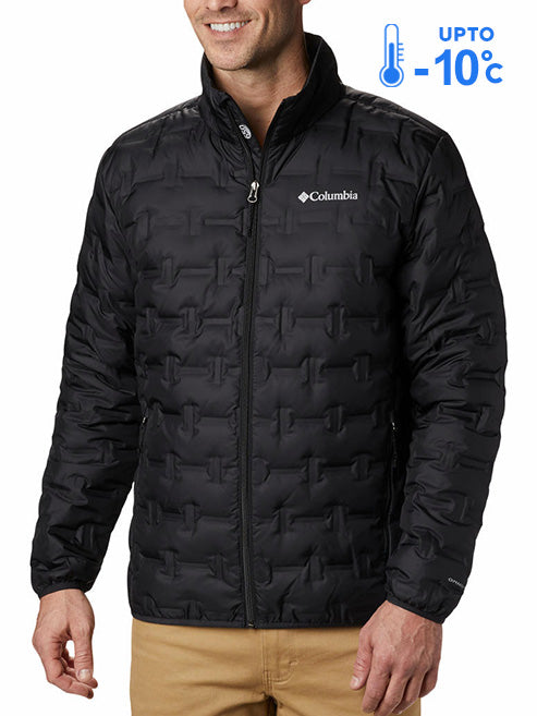 Columbia Men Black Omni-Heat Reflective Delta Ridge Down Jacket