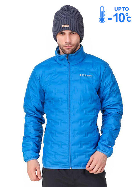 Columbia Men Blue Delta Ridge Down Jacket