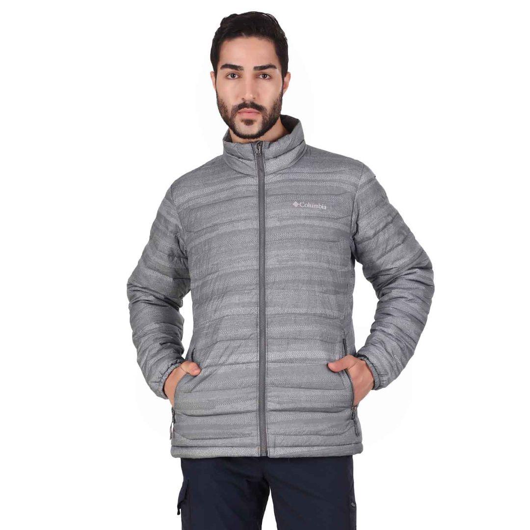Columbia Men Grey Powder Lite Jacket