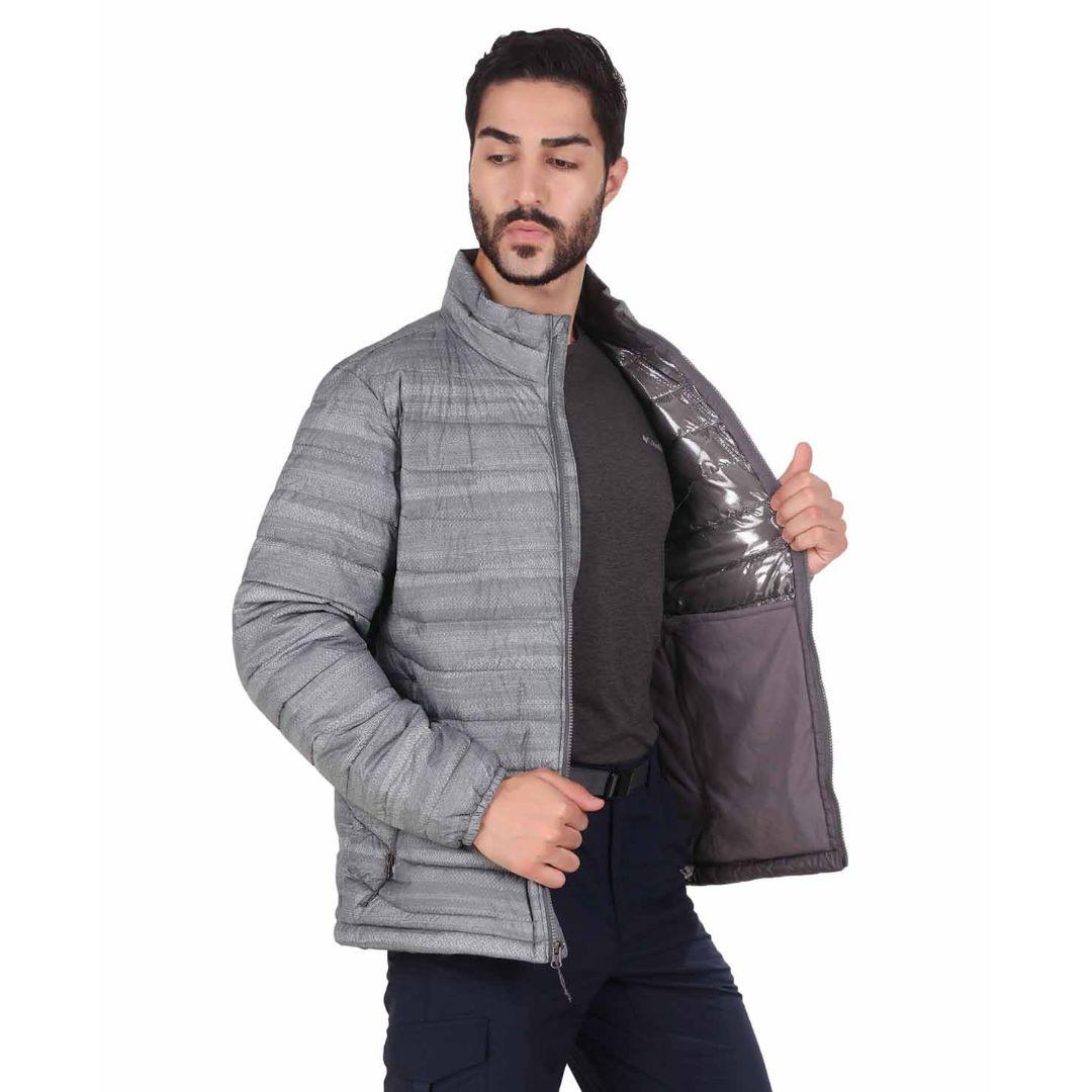 Columbia Men Grey Powder Lite Jacket