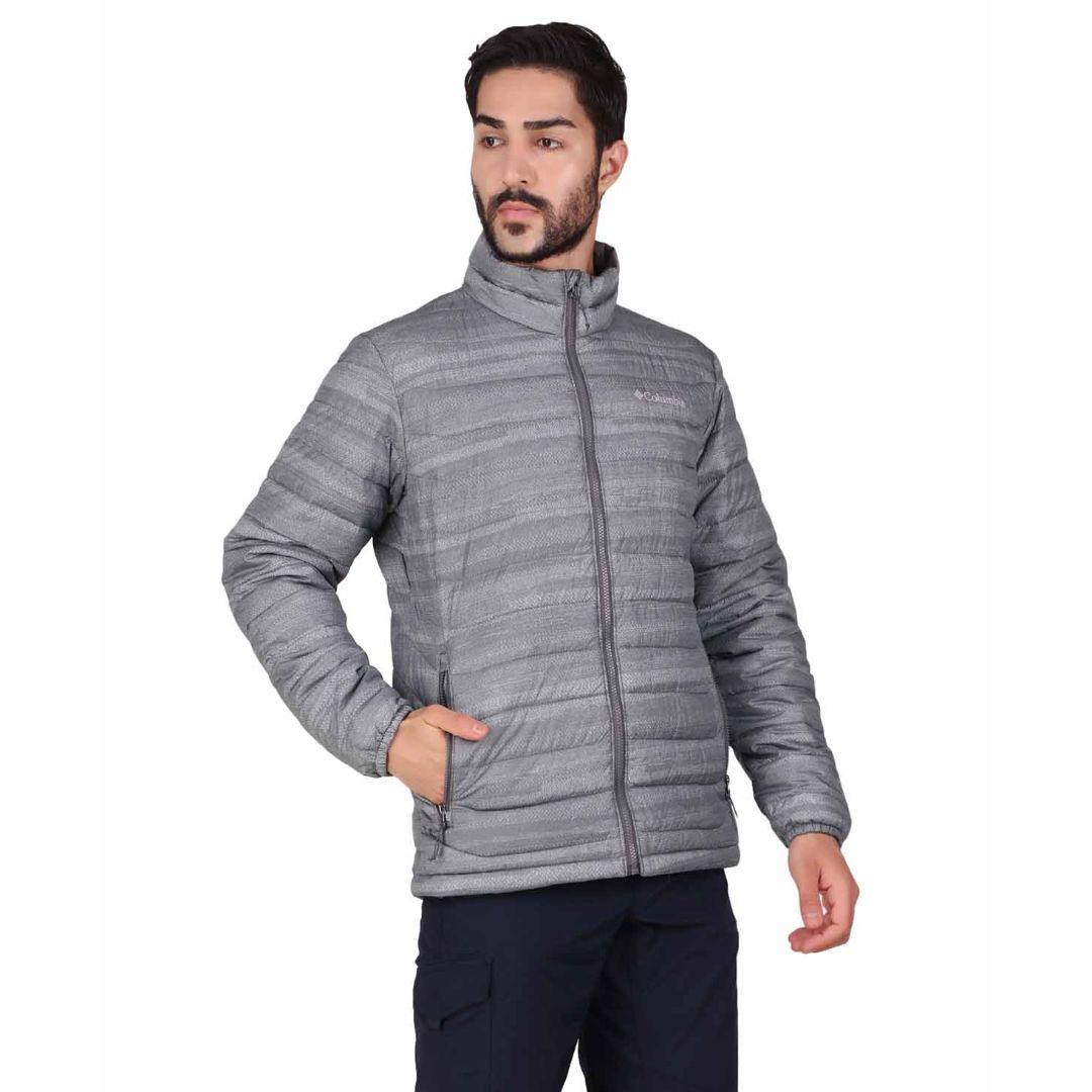 Columbia Men Grey Powder Lite Jacket