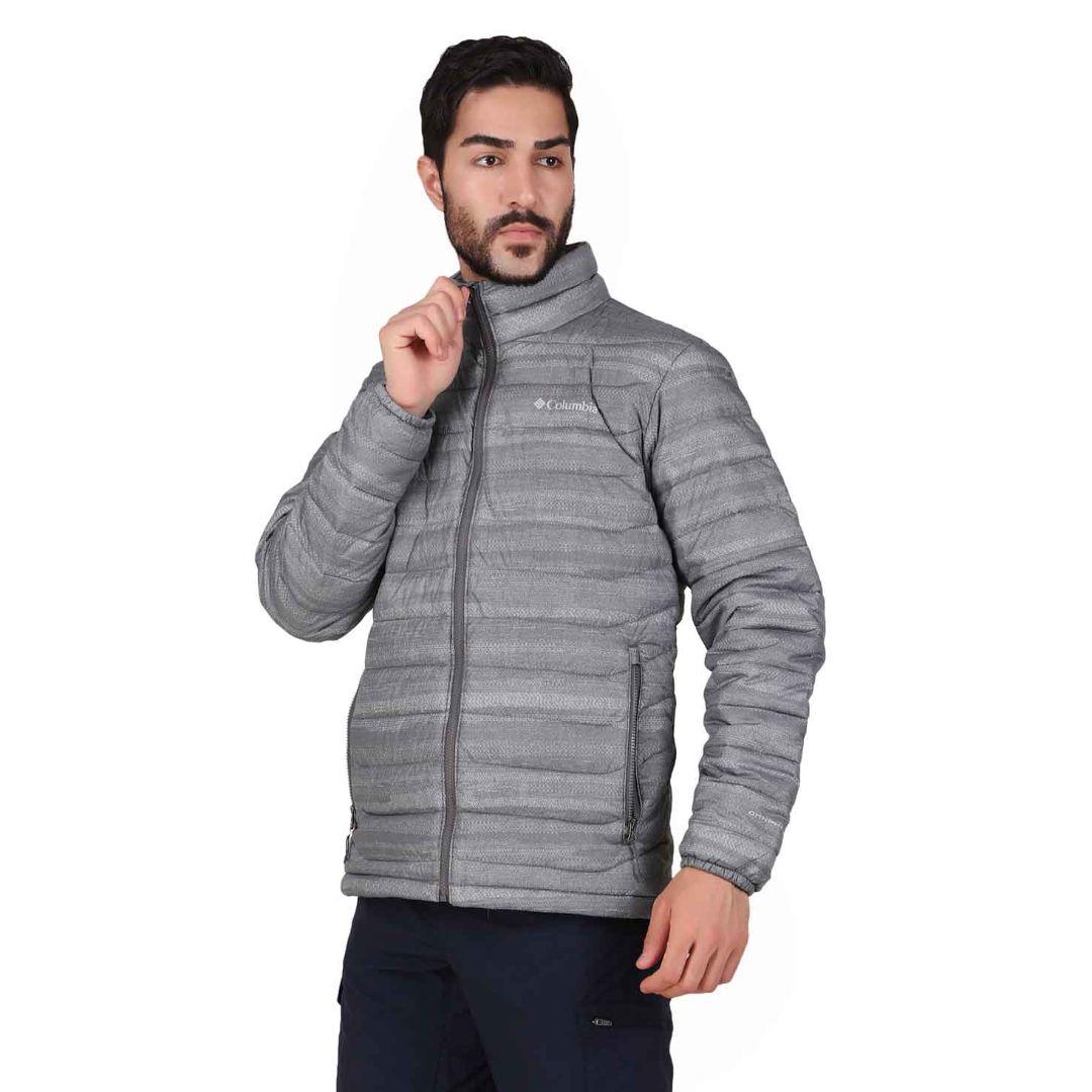 Columbia Men Grey Powder Lite Jacket