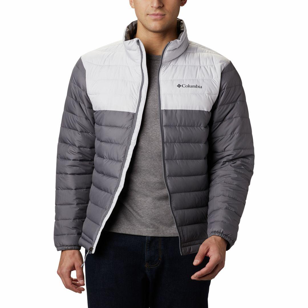 Columbia Men Grey Powder Lite Jacket