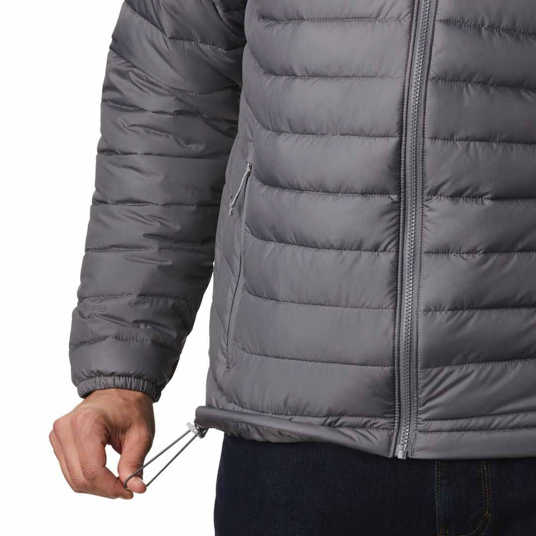 Columbia Men Grey Powder Lite Jacket