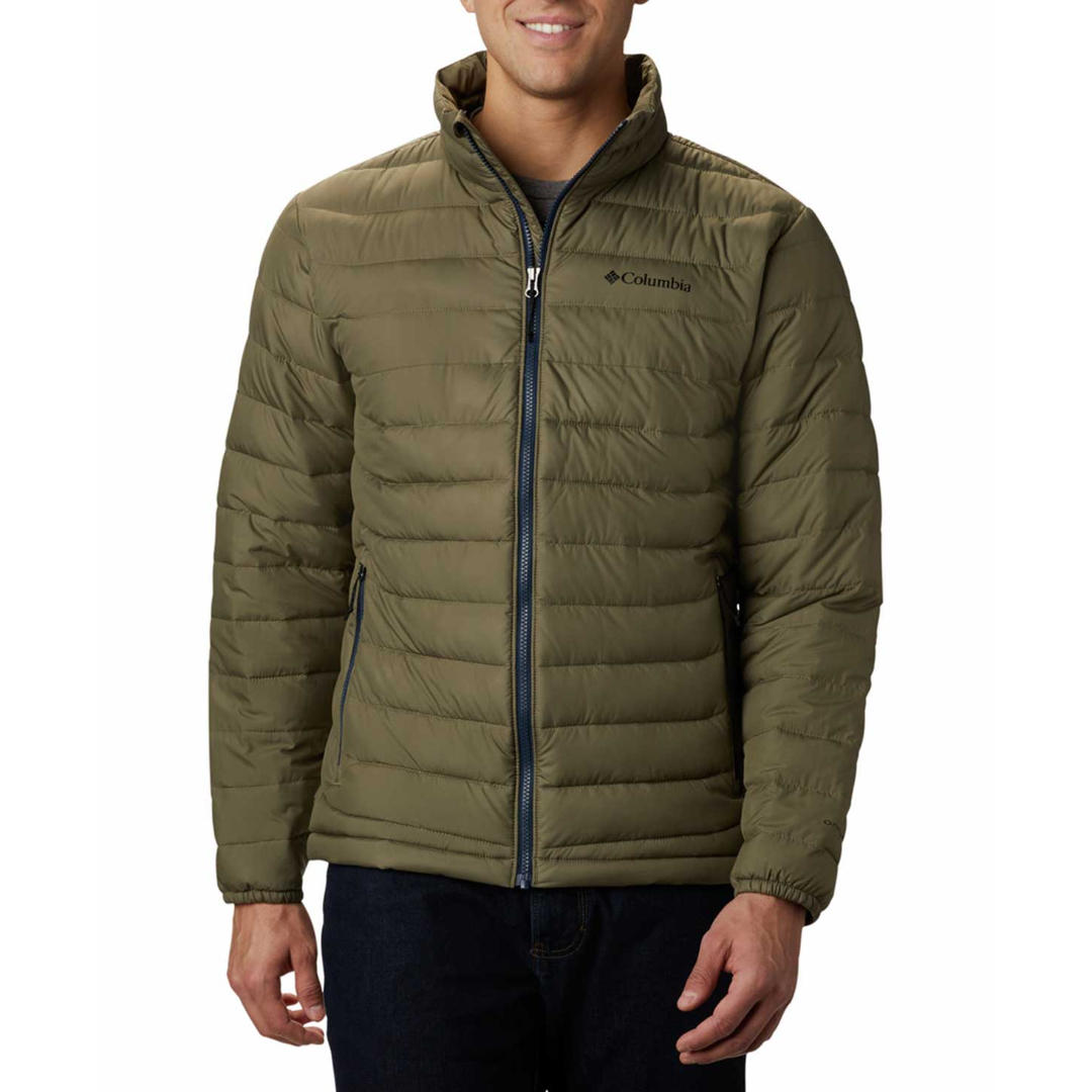 Columbia Men Green Powder Lite Jacket