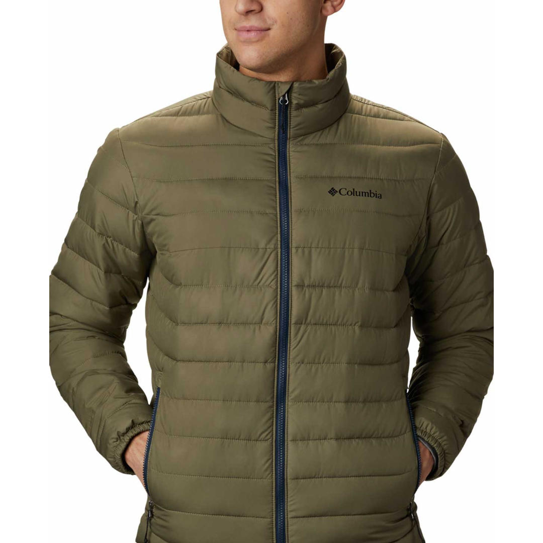 Columbia Men Green Powder Lite Jacket