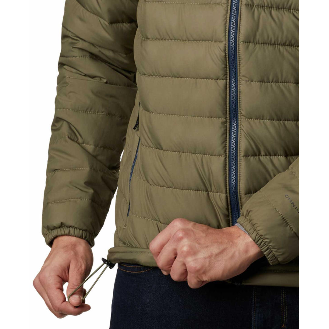 Columbia Men Green Powder Lite Jacket