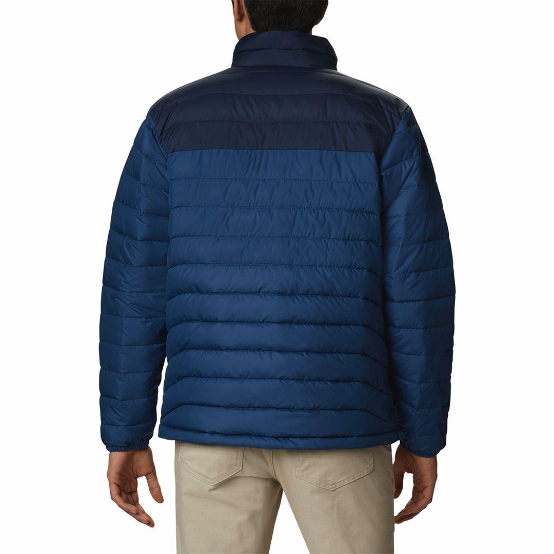Columbia Men Navy Blue Powder Lite Jacket