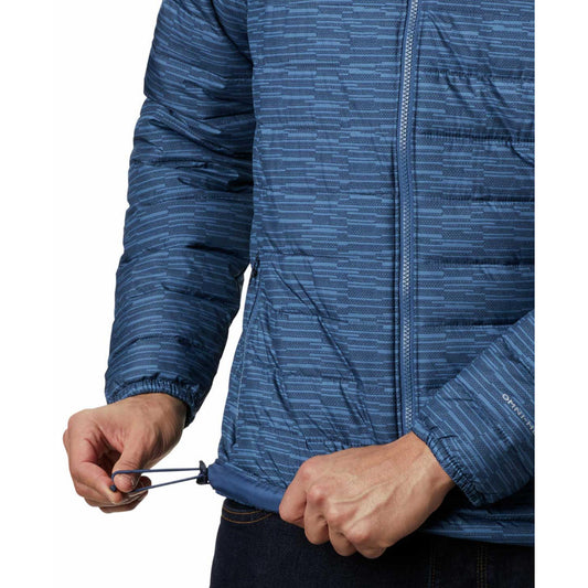 Columbia Men Navy Blue Powder Lite Jacket