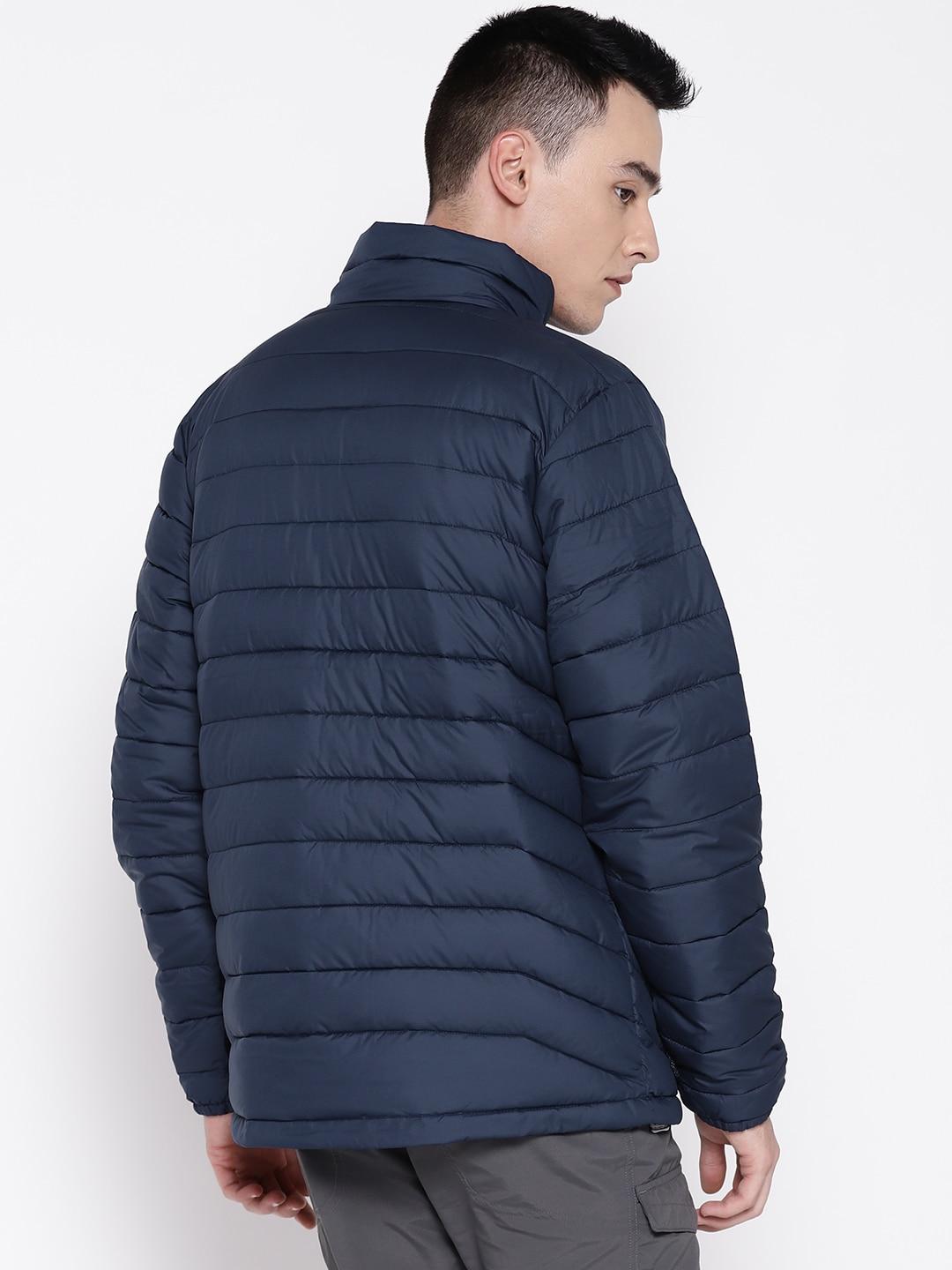 Columbia Men Navy Blue Powder Lite Jacket