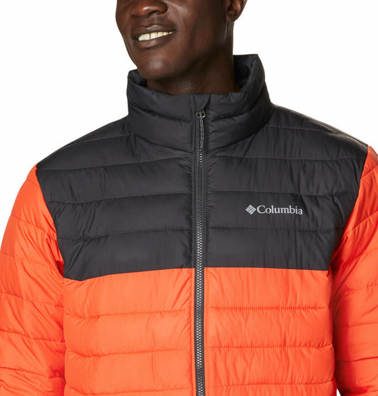 Columbia Men Orange Powder Lite Jacket
