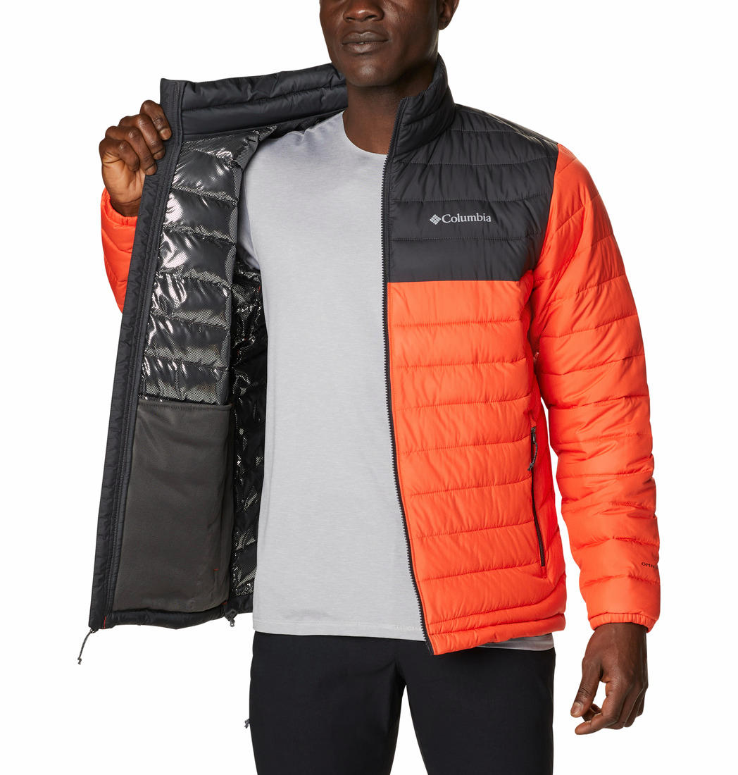 Columbia Men Orange Powder Lite Jacket