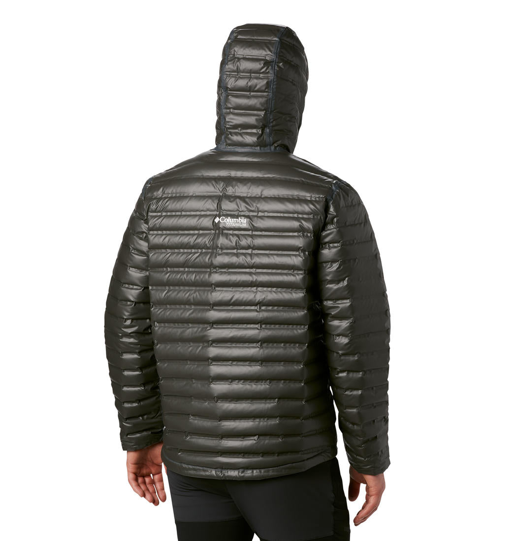 Columbia Men Black OutDry Ex Gold Down Hooded Jkt