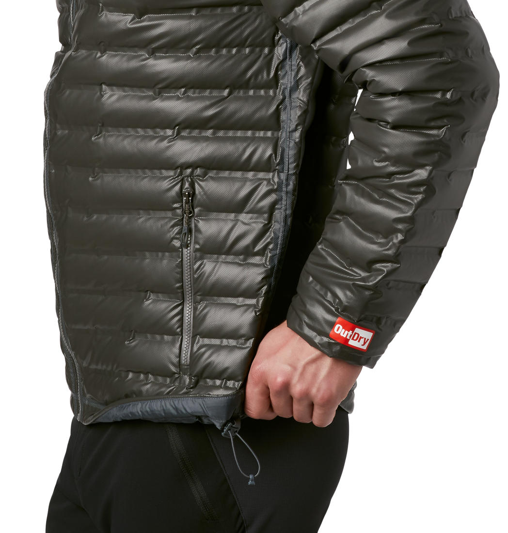 Columbia Men Black OutDry Ex Gold Down Hooded Jkt