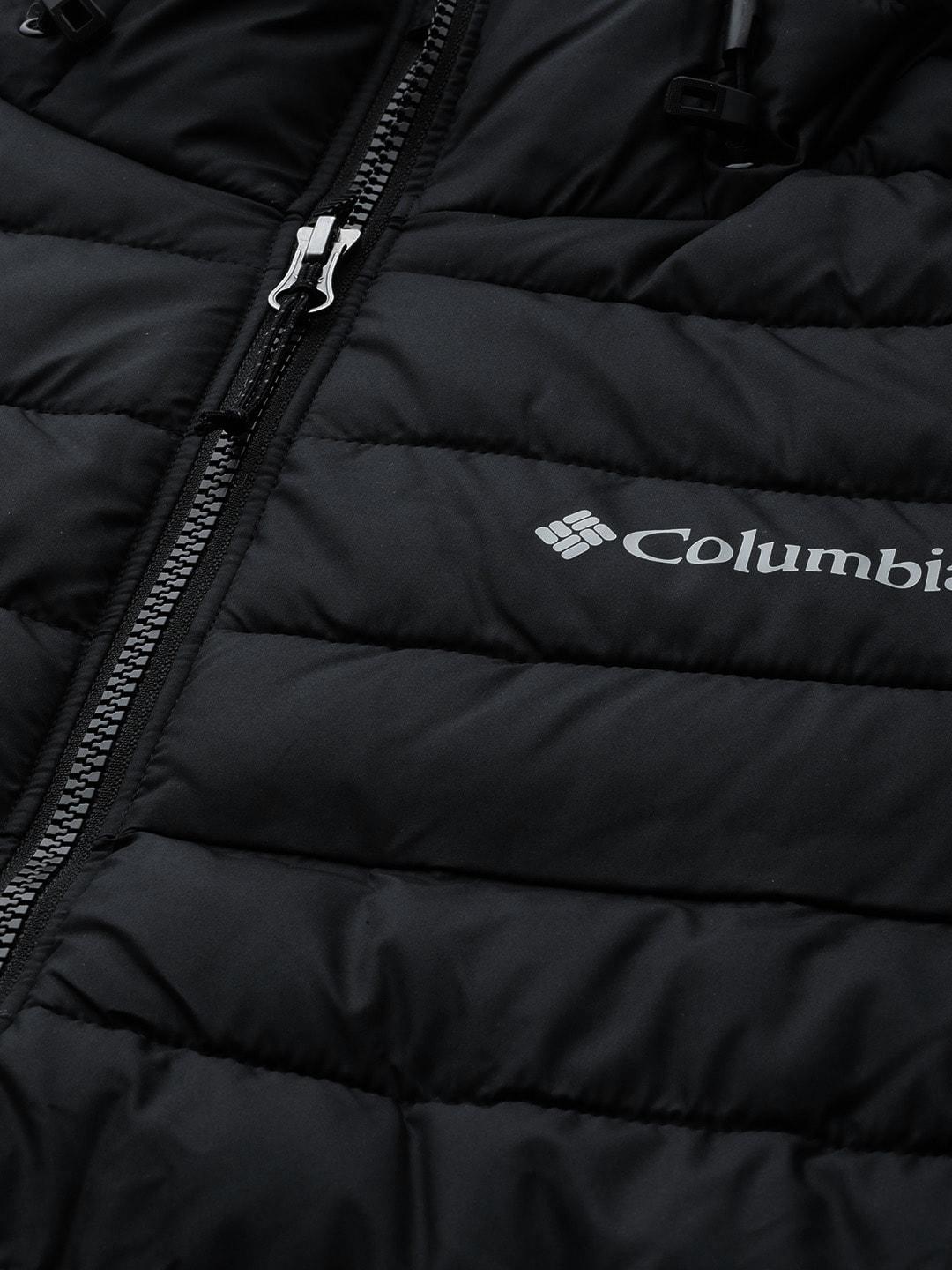 Columbia Men Black Powder Lite Hooded Jacket