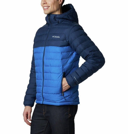 Columbia Men Blue Powder Lite Hooded Jacket