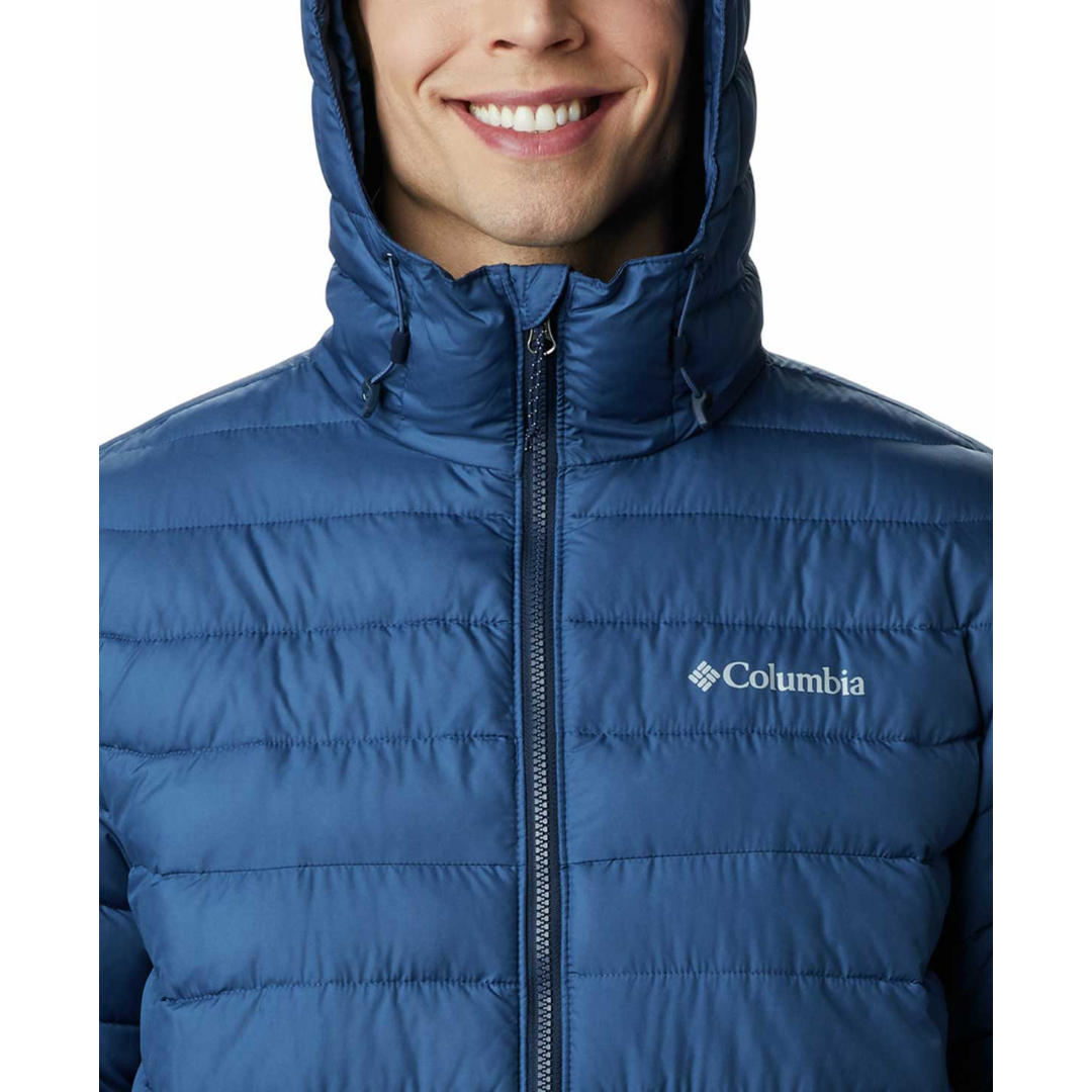 Columbia Men Blue Powder Lite Hooded Jacket